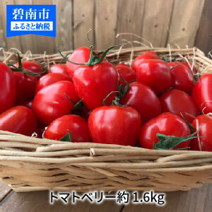 【ふるさと納税】トマト トマトベリー 約1.6kg 甘さ抜群!! トマト嫌いも食べられる!! H004-029