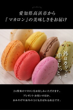 【ふるさと納税】マカロン 24種 冷凍 贈り物 人気 ギフト プレゼント お土産 ご褒美 お祝い お菓子 スイーツ デザート カラフル 可愛い 女子会 洋菓子 個包装 詰め合わせ セット お取り寄せ お取り寄せグルメ 送料無料