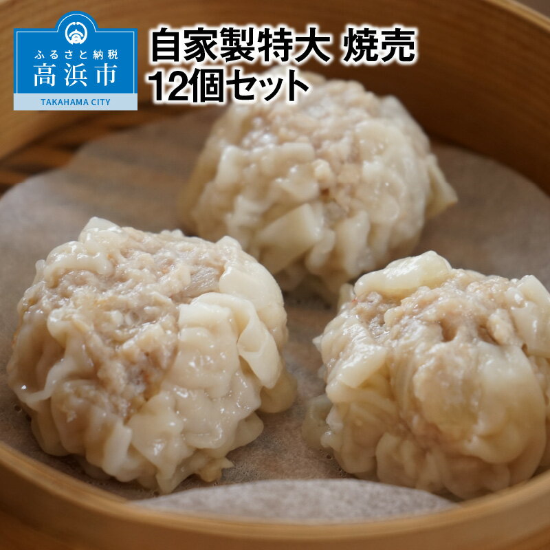 【ふるさと納税】自家製特大 焼売12個セット