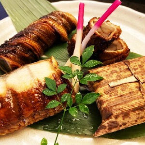 【ふるさと納税】穴子八幡巻とうなぎの飯蒸し