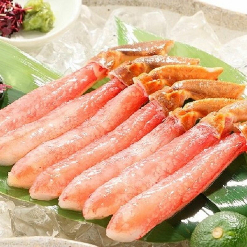 【ふるさと納税】「泉佐野かに」かんたん蟹しゃぶ棒肉400g