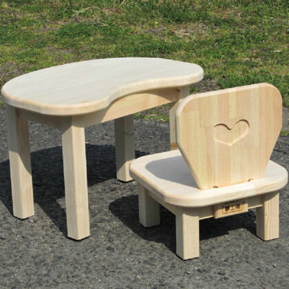 手作り木製 お子様用 机・いすセットVer.2 Sサイズ