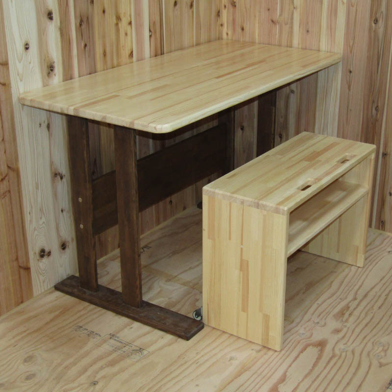 【ふるさと納税】手作り木製ダイニングテーブルセットVer.2