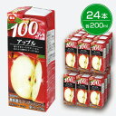 22位! 口コミ数「2件」評価「5」毎日牛乳 毎日100％アップル 200ml紙パック×24本入 (EU009-SJ)