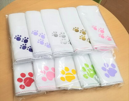 ともニャンタオルセットB(平地つきプリントタオル10枚組)