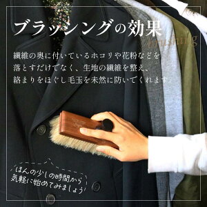 【ふるさと納税】 父の日 にも♪ 四角い馬毛の洋服ブラシ《 雑貨 日用品 ブラシ ウォールナット カシミヤ シルク アンゴラ ウール 繊維を整える 毛玉を防ぐ プレゼント ギフト 洋服ブラシ 返礼品 日用品 おすすめ 送料無料 贈答用 ギフト プレゼント 贈り物 父の日 》