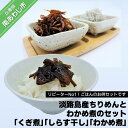 【ふるさと納税】リピーターNo1!淡路島産ちりめんとわかめ煮のセット「くぎ煮」「しらす干し」「わかめ煮」