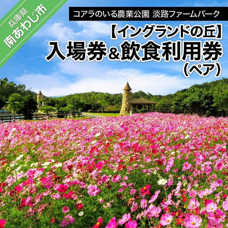 【ふるさと納税】コアラのいる農業公園　淡路ファームパーク　イングランドの丘　入場券＆飲食利用券（ペア）