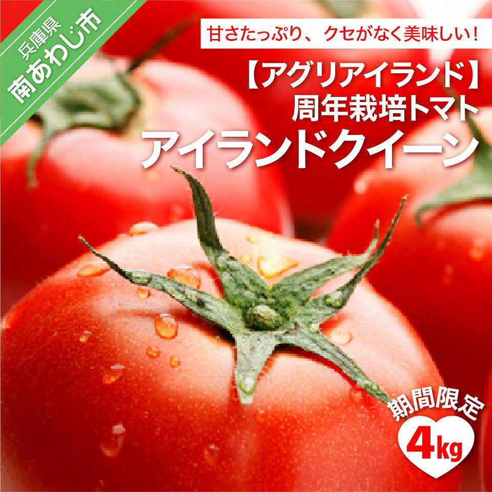 【期間限定】【アグリアイランド】周年栽培トマト「アイランドクイーン」4kg