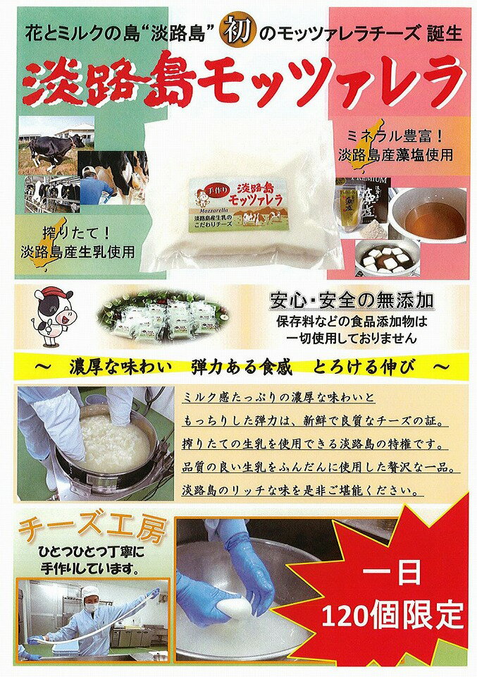 【ふるさと納税】淡路島モッツァレラ2個セット