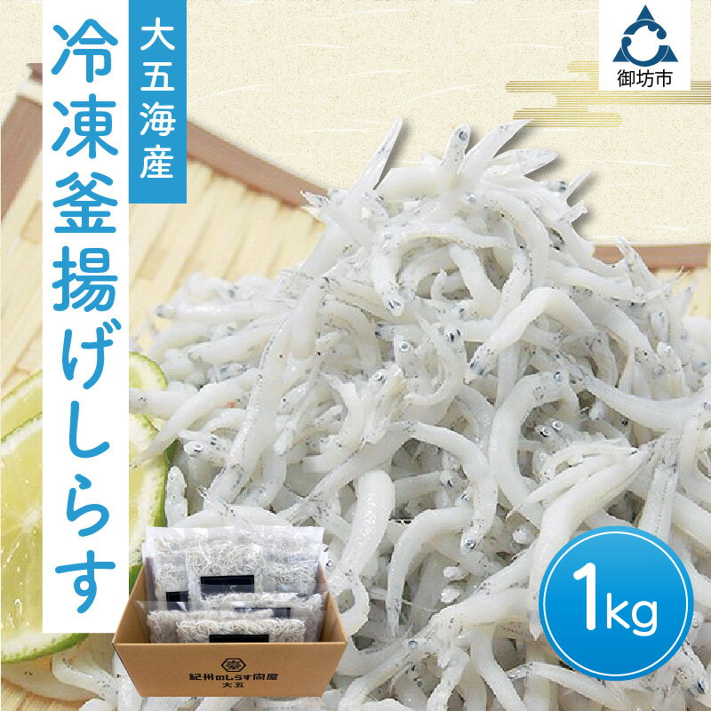 【ふるさと納税】冷凍釜揚げしらす1kg