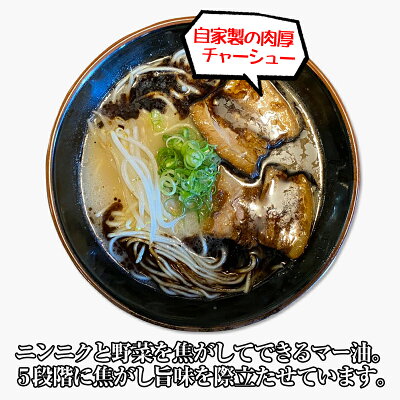 和歌山県御坊市 【ふるさと納税】マー油豚骨ら〜めん4人前(冷凍) 画像2