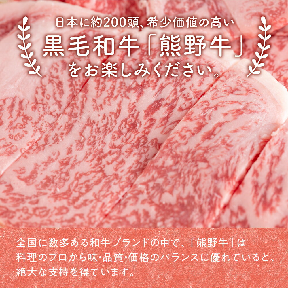 【ふるさと納税】和歌山県産特産高級和牛「熊野牛」焼き肉用　ロース　600g(4〜5人前)(自家牧場で育てました) 和牛 高級 焼肉 ロース 熊野牛 和歌山県産 御坊産 送料無料 2