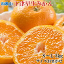 【ふるさと納税】■和歌山下津の早生みかん5kg(S〜Lサイズ...