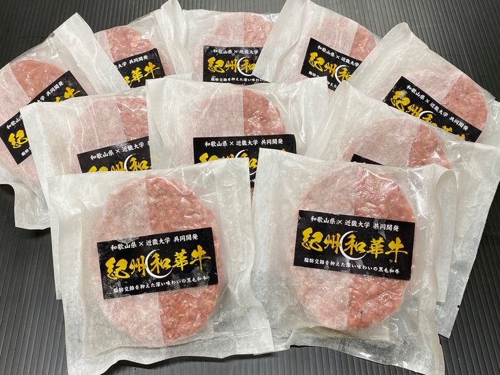【ふるさと納税】【紀州和華牛】生ハンバーグ 150gx10個 ふるさと納税 和牛のサムネイル