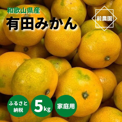 【先行予約】【訳あり】和歌山県産 有田みかん 5kg【ミカン 蜜柑 柑橘 温州みかん 和歌山 有田】