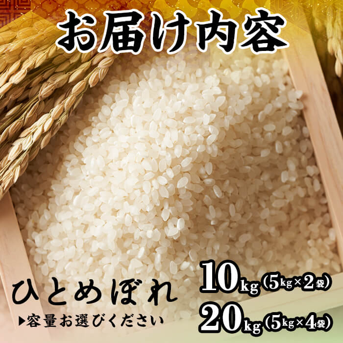 【ふるさと納税】＜先行予約受付中！2025年9月中旬～2026年8月下旬発送予定＞＜数量限定＞＜容量が選べる＞令和7年度産新米鳥取県産ひとめぼれ(10kg～20kg) 国産 米 お米 おこめ 白米 精米 おにぎり おむすび ごはん お弁当 常温 【sm-DD062】【Workplays】