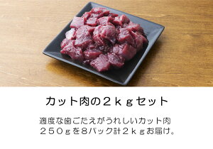 【ふるさと納税】森のジビエ for PET 鹿肉 250g×8パック(計2kg)ペットフード 犬 猫 A-JK-A10A