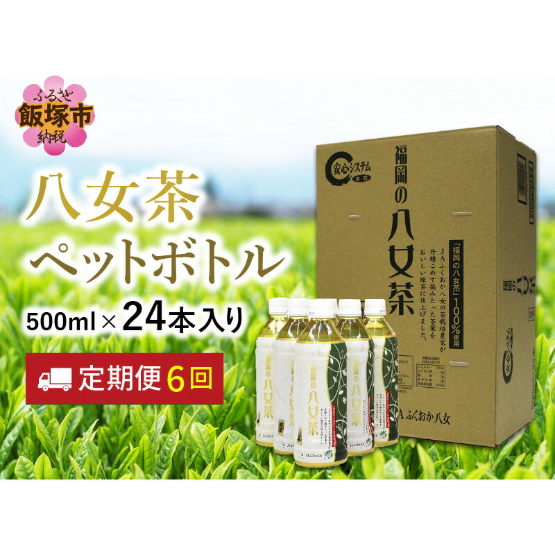 2位! 口コミ数「0件」評価「0」八女茶 煎茶ペットボトル 500ml×24本 【6カ月定期便】 お茶 日本茶 常温 備蓄 飲料 ドリンク ケース 緑茶 常備品 ペットボトル･･･ 