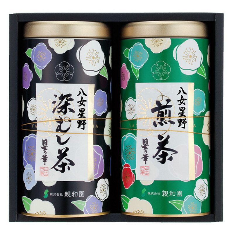 八女星野茶 星乃紫苑 煎茶100g×1 深蒸茶100g×1