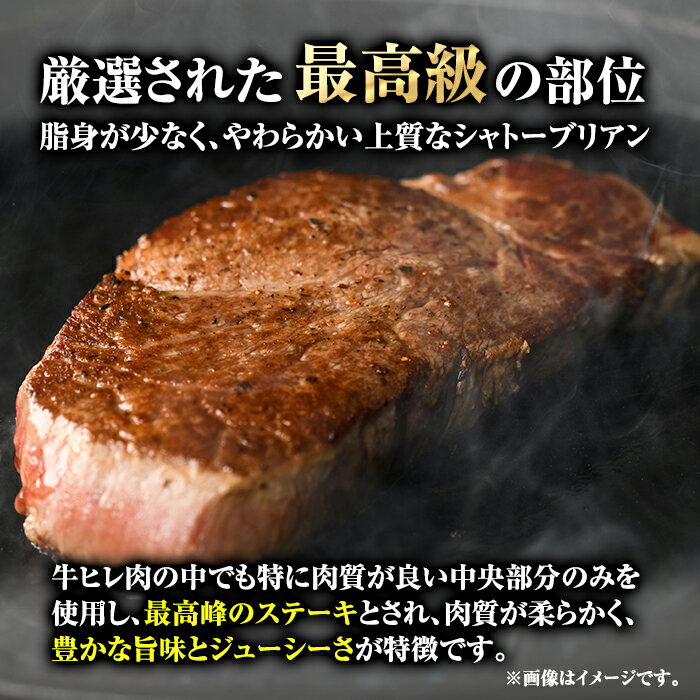 【ふるさと納税】博多和牛シャトーブリアン(120g×4枚・計480g) 牛肉 和牛 博多和牛 国産 ステーキ シャトーブリアン＜離島配送不可＞【ksg1285】【くしだ企画】