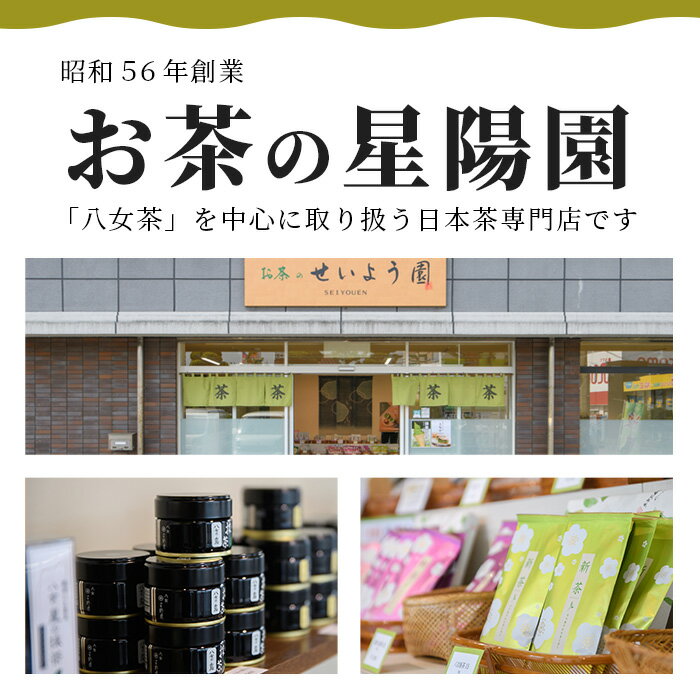 【ふるさと納税】八女茶(計1kg) お茶 緑茶 煎茶 茶葉 常温 常温保存 【ksg0019】【お茶の星陽園】