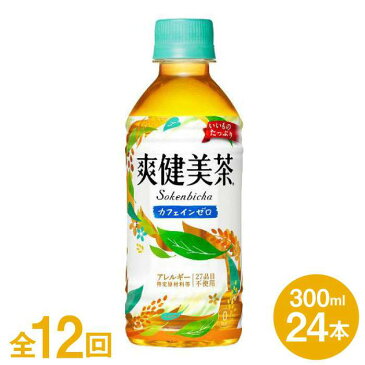 【ふるさと納税】全12回定期便 爽健美茶 300ml 24本 ペットボトル お茶 酒屋いとう ARA066