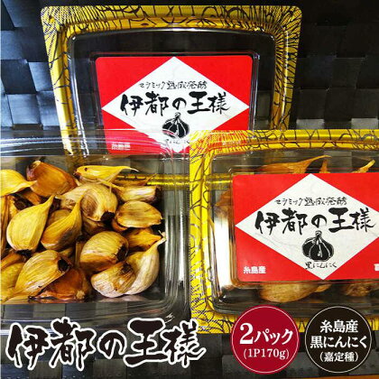 黒にんにく「伊都の王様」120g×2パック ARB004