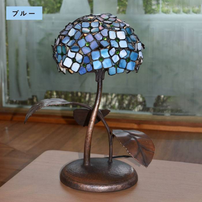 【ふるさと納税】ステンドグラスランプSL-12≪アトリエエトルリア≫照明/インテリア/工芸品/糸島市 [ARF004]