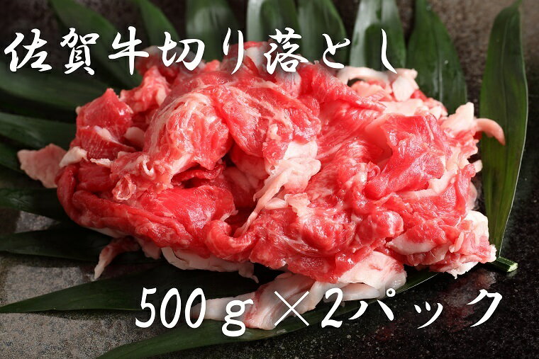 佐賀県産和牛切り落とし（500g×2P)（BF012）