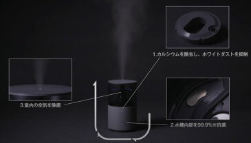 【ふるさと納税】cado カドー加湿器 STEM300 クールグレー(EE001)