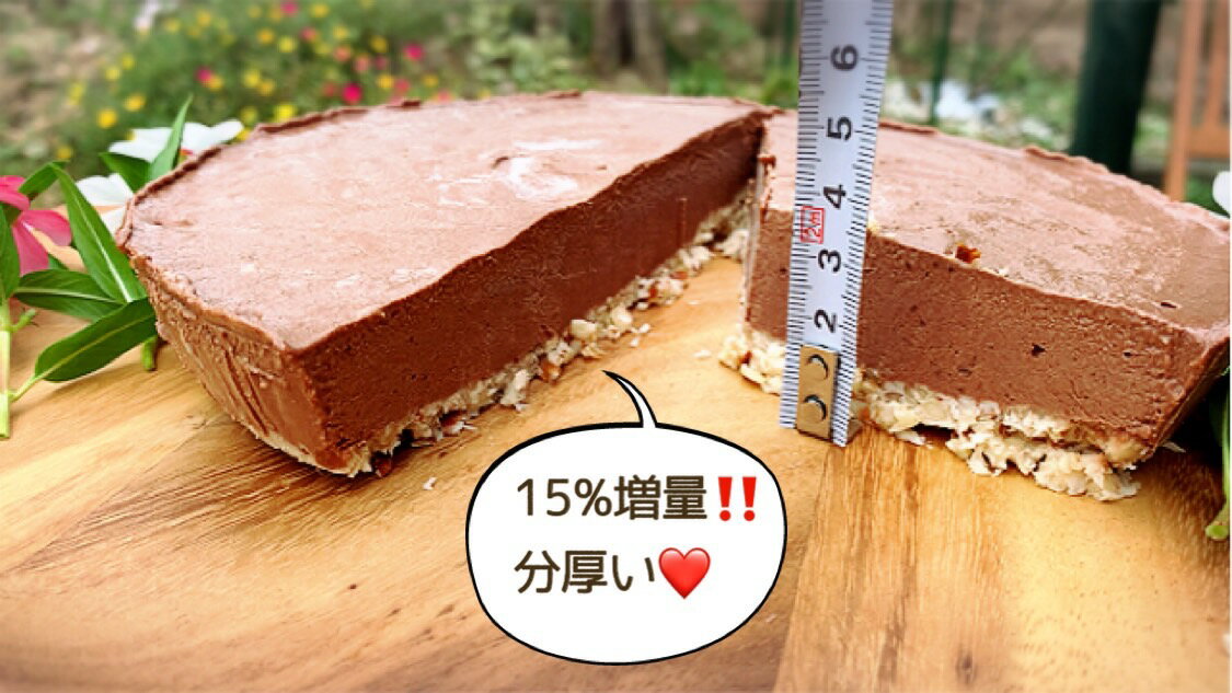 【ふるさと納税】ヴィーガンローケーキ☆生チョコレート☆お砂糖・乳製品・小麦粉不使用の低カロリースィーツ【定期便全3回】（EG035）