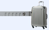 【ふるさと納税】PC7000スーツケース(MSサイズ・スクラッチシャンパン)