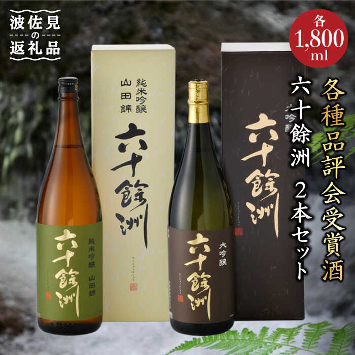 【ふるさと納税】六十餘洲2本セット 大吟醸 と 純米吟醸 各1 800ml 日本酒 飲み比べ 【今里酒造】 [SA10] お中元