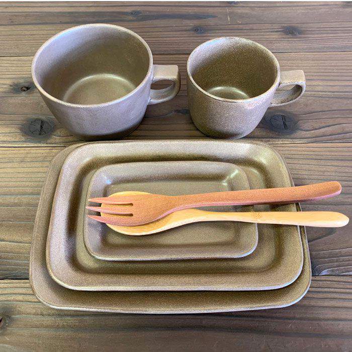 【ふるさと納税】【波佐見焼】窯変シリーズ 5点セット ブラウン【ROXY・HASAMI】 [SB85]