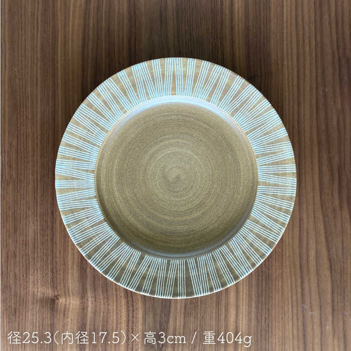 【ふるさと納税】【波佐見焼】Shabby chic style プレート 2枚セット（senダーク）【和山】[WB102 ] f423238-hasami-10004226 長崎県波佐見町 サンプル画像2