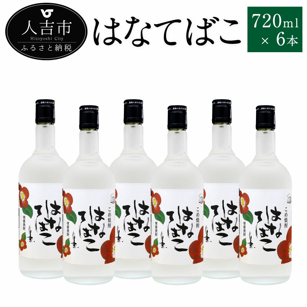 はなてばこ 720ml 6本 25度 焼酎 米麹 お酒 米焼酎 セット 贈り物 ギフト 熊本県産 九州産 送料無料