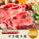 【ふるさと納税】肥後のあか牛 すき焼き用 500g 長洲501 熊本 特産 あか牛《90日以内に出荷予定(土日祝除く)》