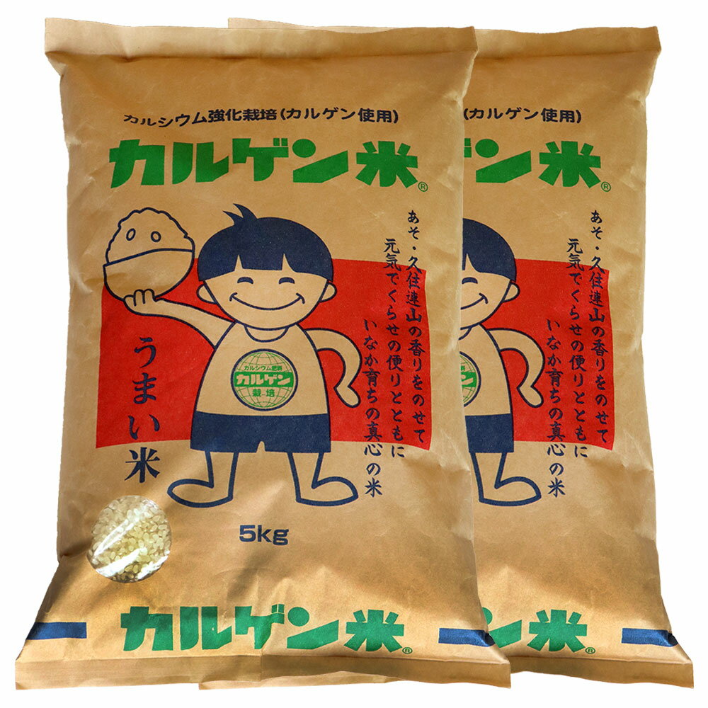 【ふるさと納税】熊本県産 カルゲン農法米 コシヒカリ米 合計10kg 各5kg×2 令和3年産 米 お米 コシヒカリ 白米 精米 熊本県産 くまもと 国産 送料無料