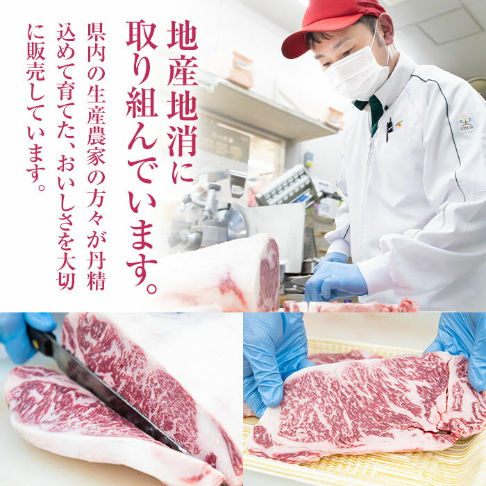【ふるさと納税】 おおいた 豊後牛 サーロイン ステーキ (計400g・200g×2枚) 国産 豊後牛 牛肉 BBQ バーベキュー ステーキ 惣菜 おかず 冷凍 大分県 佐伯市【CQ13】【 (株)Aコープ九州鶴見店】 f442054-saiki-10001625 大分県佐伯市 サンプル画像3