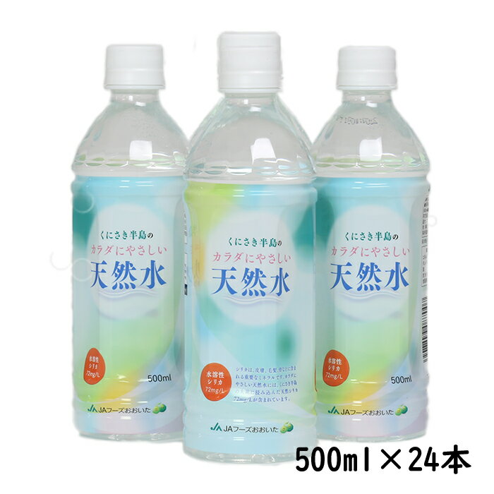 【ふるさと納税】くにさき半島のカラダにやさしい天然水　500ml×24本＜131-007_5＞