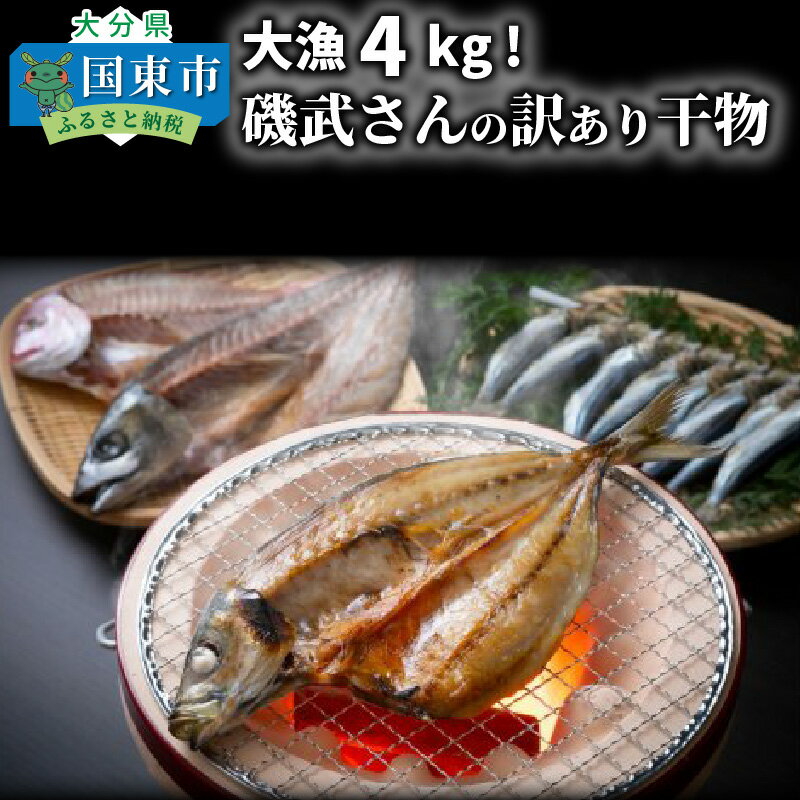 【ふるさと納税】訳あり 干物 4kg 5品目以上 詰め合わせ セット 磯武さんの訳あり干物 アジ 鯛...