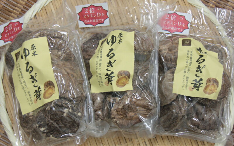 【ふるさと納税】中野屋の油留木乾し椎茸（150g）