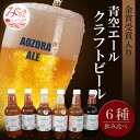 5位! 口コミ数「0件」評価「0」青空エールこだわりのクラフトビール飲み比べ詰め合わせセット6種6本（500mlペットボトル×6本） 計3,000ml お酒 青空エール クラ･･･ 