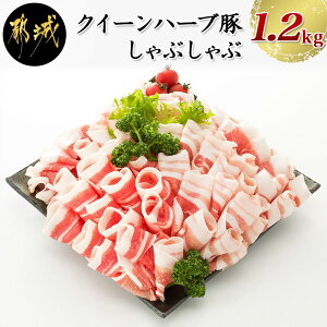 【ふるさと納税】都城産「クイーンハーブ豚」しゃぶしゃぶ1.2kgセット - 豚肉 ブランド豚 クイーンハーブ豚 しゃぶしゃぶ 1.2kg バラ ロース ウデ・モモ 送料無料 AA-2901【宮崎県都城市はふるさと納税二年連続日本一!!】