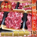 【ふるさと納税】都城産宮崎牛切り落とし【A4等級以上】