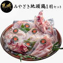 【ふるさと納税】みやざき地頭鶏1羽セット - 宮崎ブランド