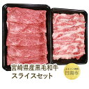 【ふるさと納税】 宮崎県産黒毛和牛スライスセット ウデ肉・モ...