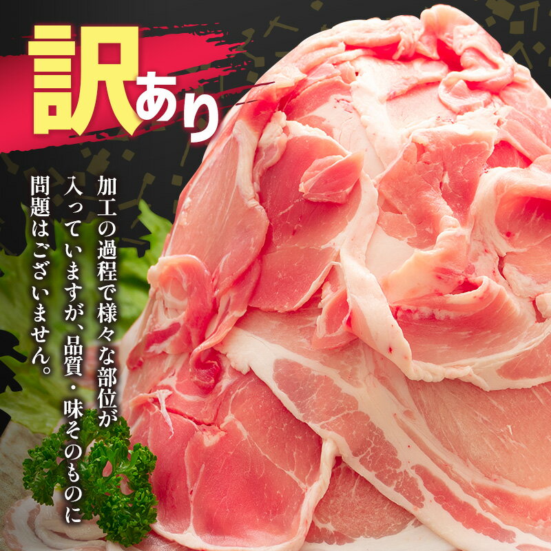 【ふるさと納税】「訳あり」宮崎県産 豚切落し 5kg