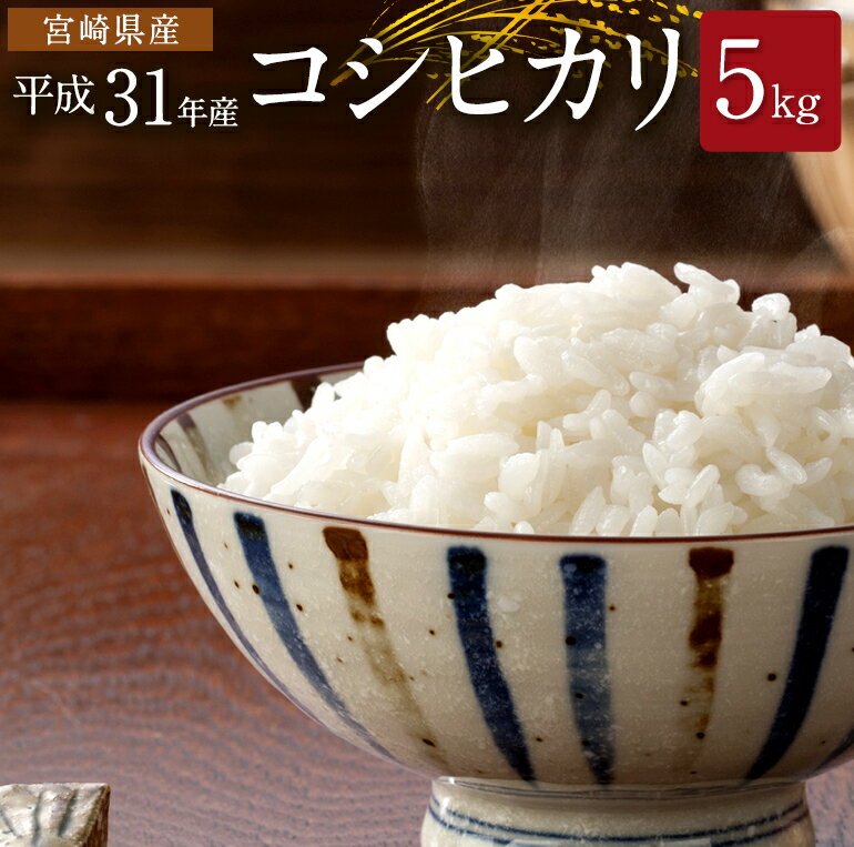 【ふるさと納税】数量限定 新米 コシヒカリ 5kg×1袋 平成31年産 早期予約受付 ※2019年8月頃より順次出荷予定 宮崎県産 こしひかり お米 宮崎県 新富町 送料無料